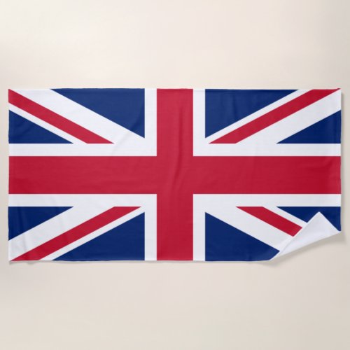 National flag of the United Kingdom Beach Towel