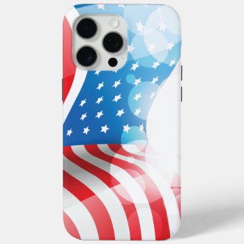 National Flag Of The United States Iphone 15 Pro Max Case by wheresmymojo at Zazzle