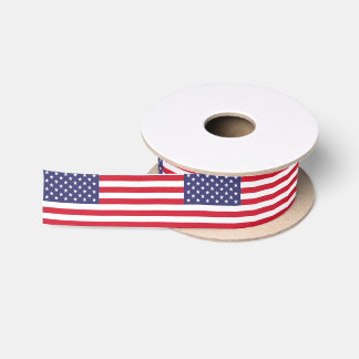 National Flag of the United States of America Satin Ribbon