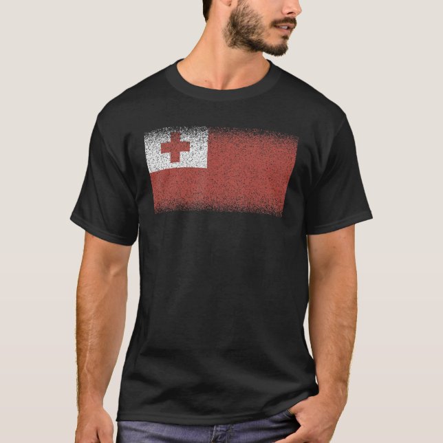 National Flag of Tonga souvenir  for men women 1 T-Shirt (Front)