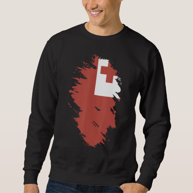 National Flag of Tonga souvenir   for men women Sweatshirt (Front)