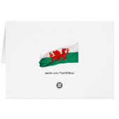 National Flag of Wales, The Red Dragon Patriotic (Back Horizontal)