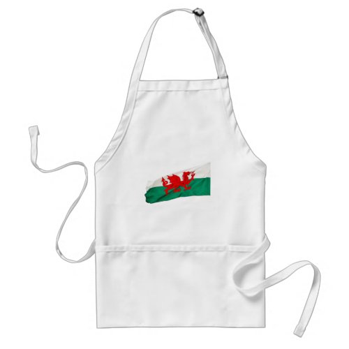National Flag of Wales The Red Dragon Patriotic Adult Apron