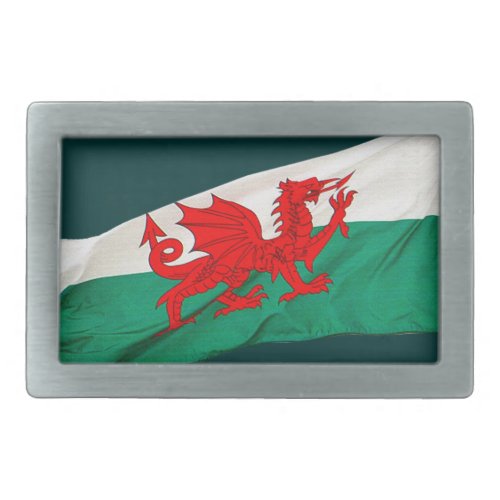 National Flag of Wales The Red Dragon Patriotic Belt Buckle