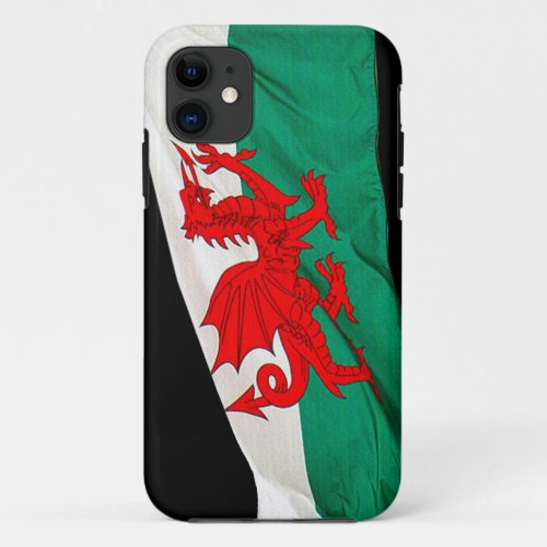 National Flag of Wales The Red Dragon Patriotic iPhone 11 Case