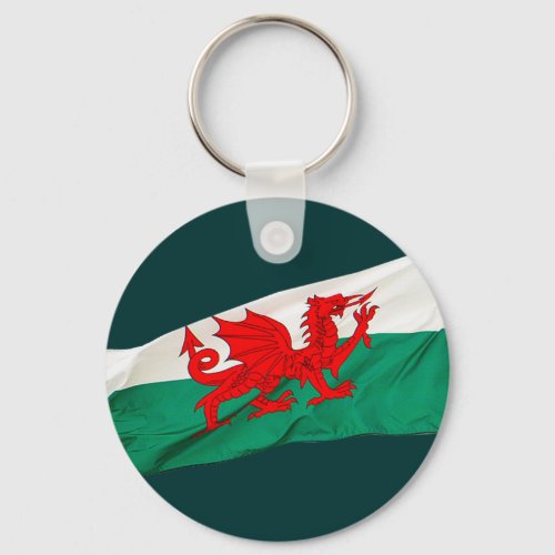 National Flag of Wales The Red Dragon Patriotic Keychain