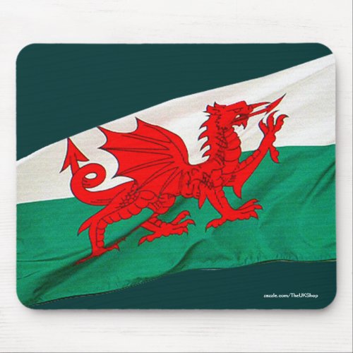 National Flag of Wales The Red Dragon Patriotic Mouse Pad