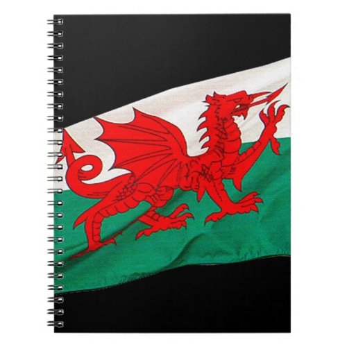 National Flag of Wales The Red Dragon Patriotic Notebook