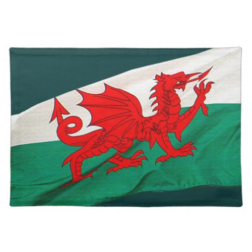 National Flag of Wales The Red Dragon Patriotic Placemat