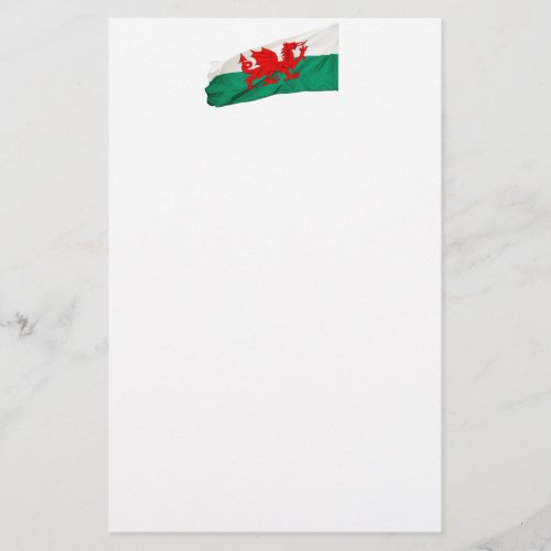 National Flag of Wales The Red Dragon Patriotic Stationery