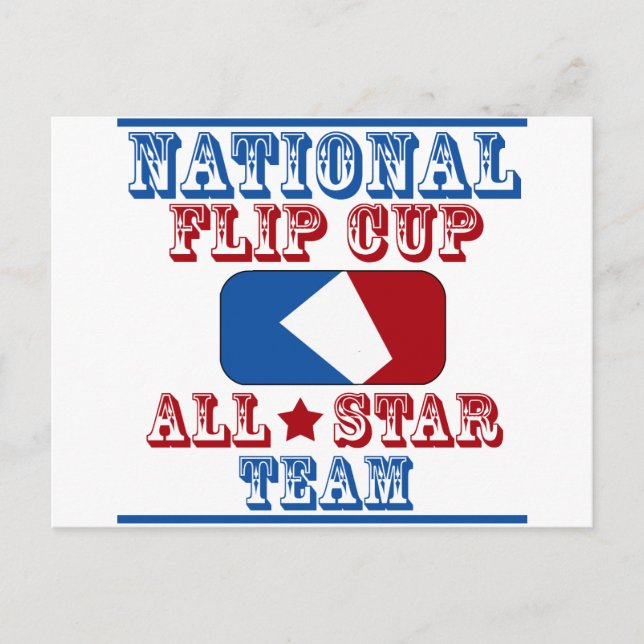national flip cup champion postcard (Front)