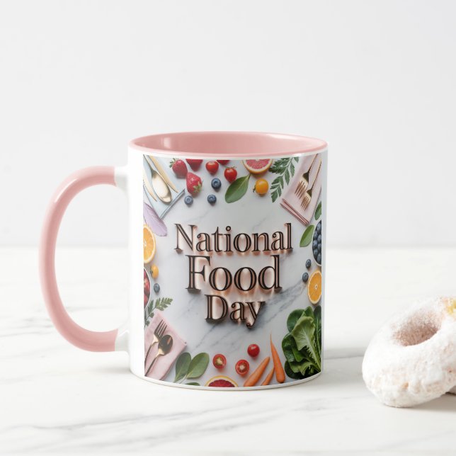 National Food Day Combo Mug (With Donut)