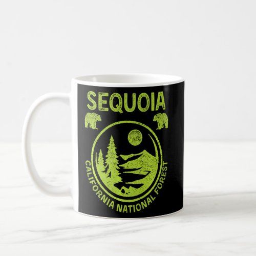 National Forest Sequoia Camping  Coffee Mug