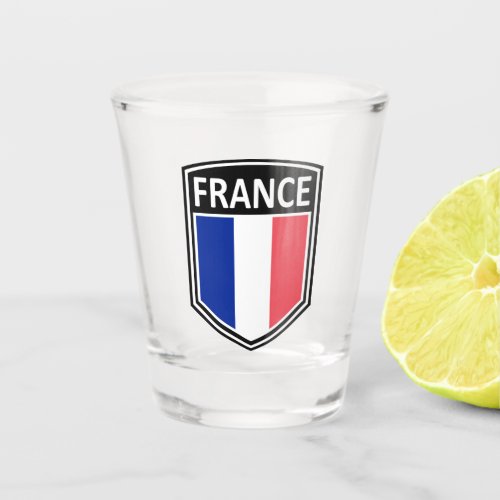 National _ France Shot Glass