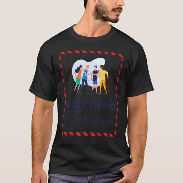 National Friendship Day Best Friends Forever 1 T-Shirt (Front)