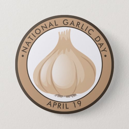 National Garlic Day Button