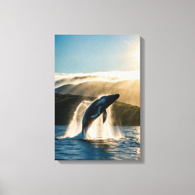 National Geographic award winning drone photograph Canvas Print (Front)