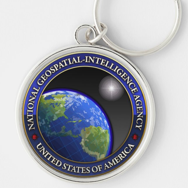 National Geospatial-Intelligence Agency (NGA) Keychain (Front)
