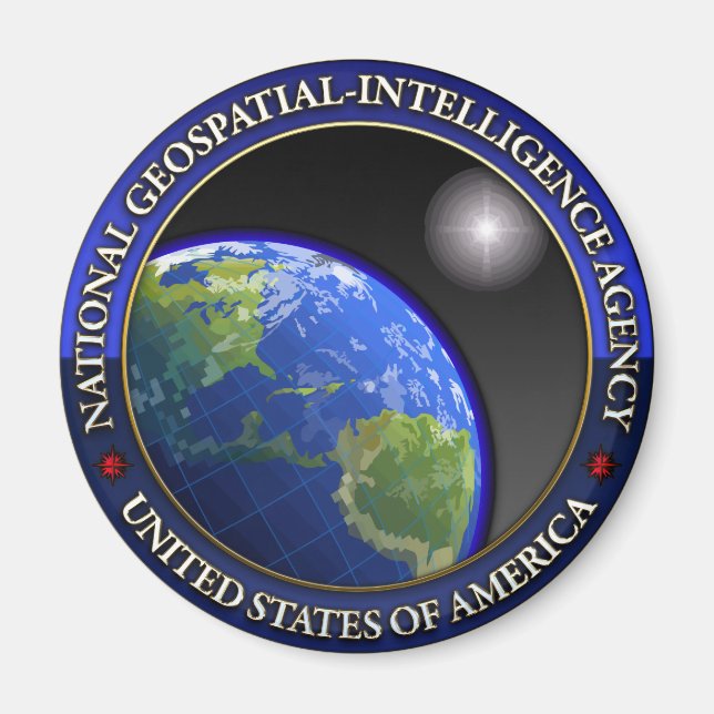 National Geospatial-Intelligence Agency (NGA) Magnet (Front)