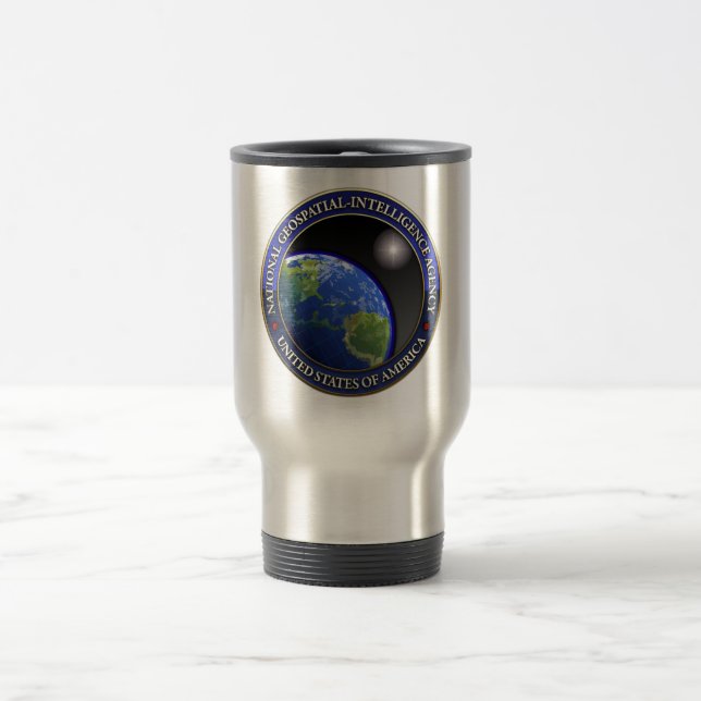 National Geospatial-Intelligence Agency (NGA) Travel Mug (Center)