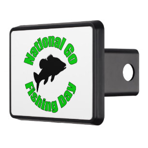 National Go Fishing Day Hitch Cover