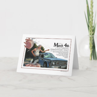 National Grammar Day Card