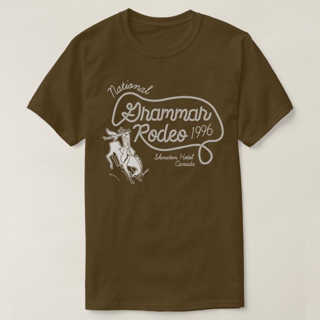 National Grammar Rodeo T-Shirt (Design Front)