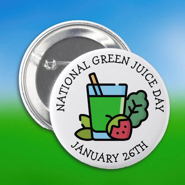 National Green Juice Day - January 26th Button (Creator Uploaded)