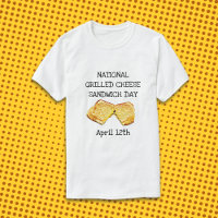 National Grilled Cheese Sandwich Day April 12th