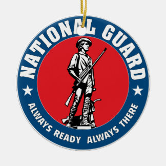 National Guard Ceramic Ornament