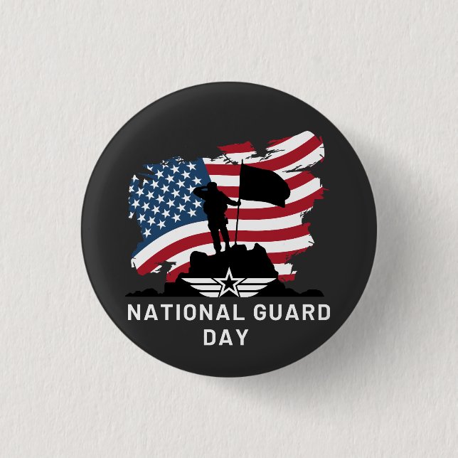 National Guard Day Button (Front)