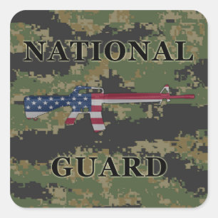 National Guard M16 Sticker Digital