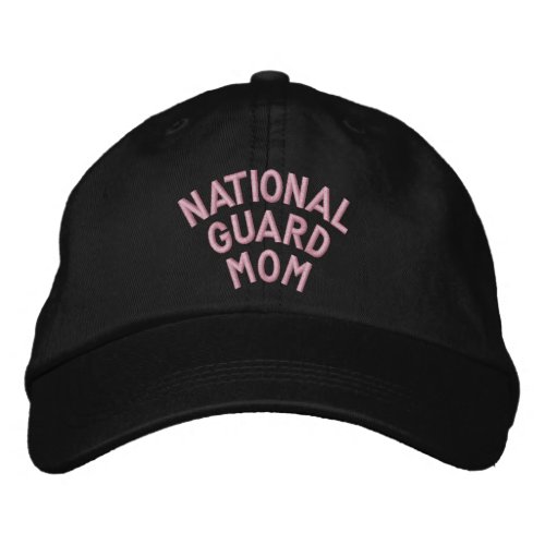NATIONAL GUARD MOM EMBROIDERED BASEBALL HAT