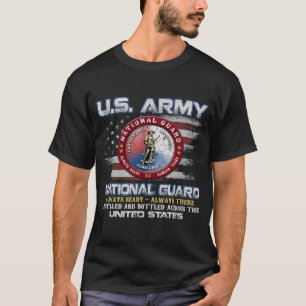 National Guard Veteran Always Ready Always There V T-Shirt