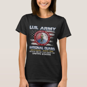 National Guard Veteran Always Ready Always There V T-Shirt