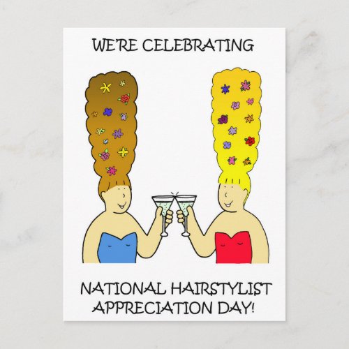 National Hairstylist Appreciation Day  April Postcard