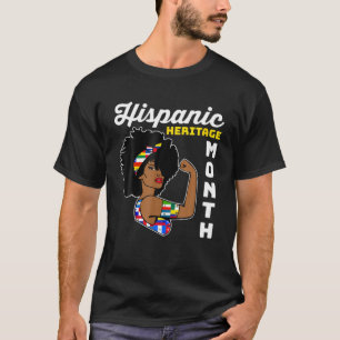 National Hispanic Heritage Month Afro Latina Women T-Shirt