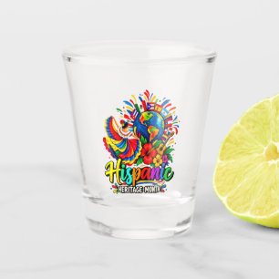 National Hispanic Heritage Month All Countries Shot Glass
