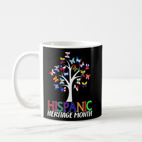 National Hispanic Heritage Month Butterfly Tree Ro Coffee Mug