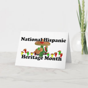 National Hispanic Heritage Month - Cactus Card
