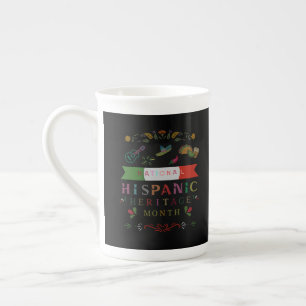 NATIONAL HISPANIC HERITAGE MONTH DESIGN BONE CHINA MUG