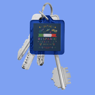 NATIONAL HISPANIC HERITAGE MONTH DESIGN KEYCHAIN