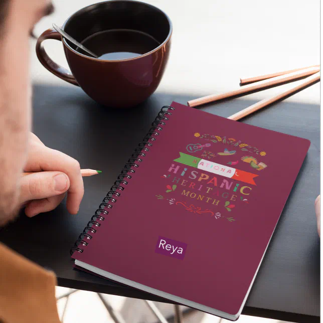 NATIONAL HISPANIC HERITAGE MONTH DESIGN NOTEBOOK | Zazzle