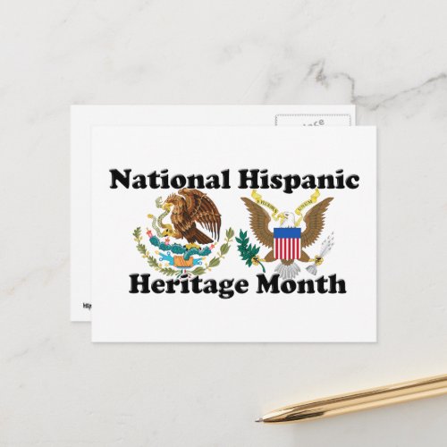 National Hispanic Heritage Month _ Eagles Postcard