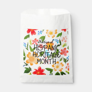 National HISPANIC HERITAGE MONTH Favor Bag