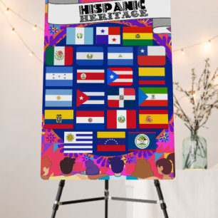 National Hispanic Heritage Month Foam Board