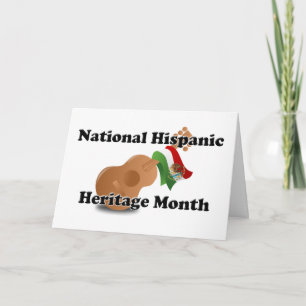 National Hispanic Heritage Month - Guitar Card