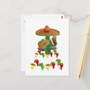 National Hispanic Heritage Month - Guitar Postcard