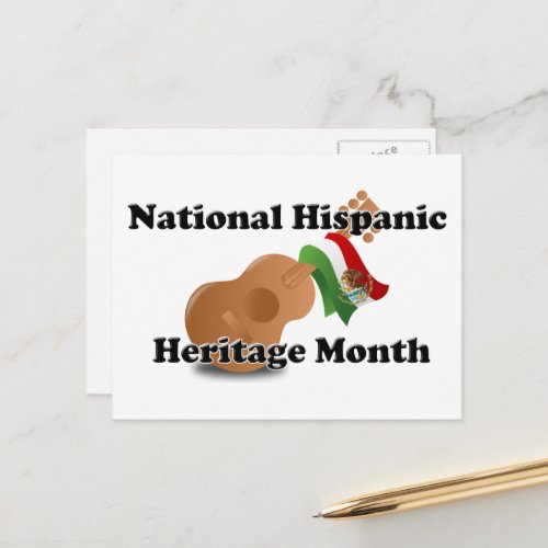 National Hispanic Heritage Month _ Guitar Postcard