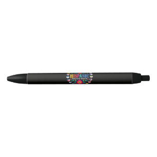 National Hispanic Heritage Month Heart Flags Pen